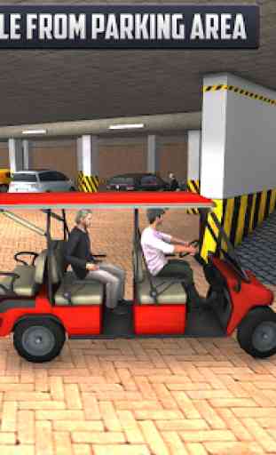 Shopping Mall Radio Taxi Drive: Taxi Games 3