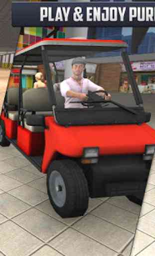 Shopping Mall Radio Taxi Drive: Taxi Games 4