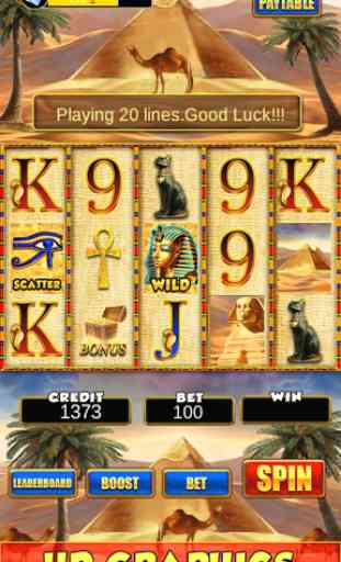 Slot Machine: New Pharaoh Slot - Casino Vegas Feel 2