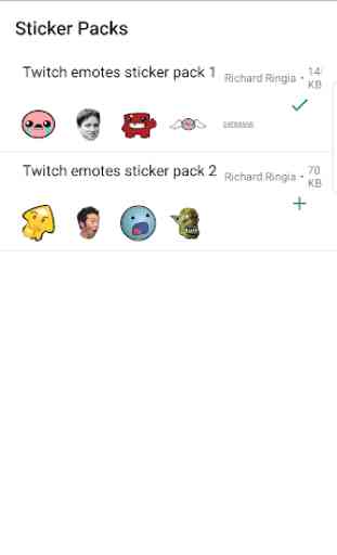 Stickers for WhatsApp - Twitch Emotes 1