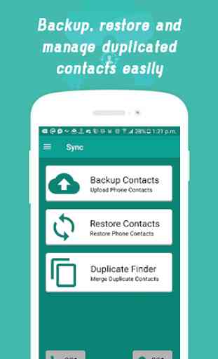 Sync Backup & Merge Contacts 1