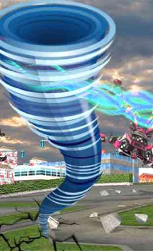 Tornado Robot:Futuristic Transformation Robot Wars 2