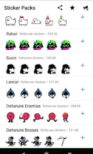 UNDERTALE and DELTARUNE stickers for WhatsApp 2
