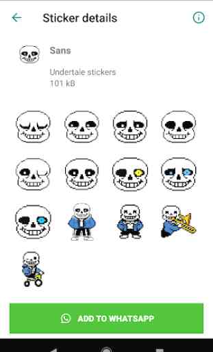UNDERTALE and DELTARUNE stickers for WhatsApp 4