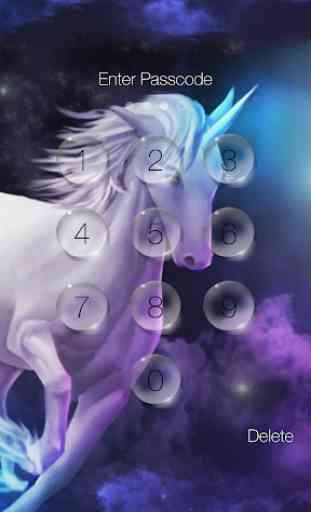 Unicorn Lock Screen 2