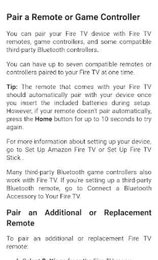 User guide for Fire TV 4