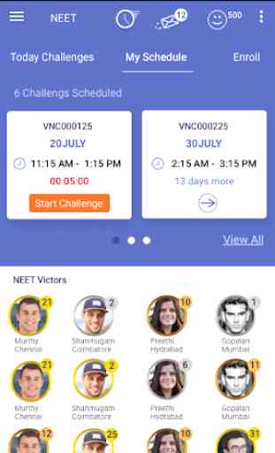 VICTO  Challenge App, the best  NEET Mock Test App 4