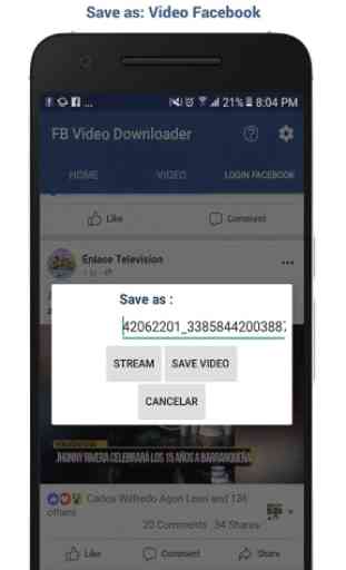 Video Downloader for Facebook 2
