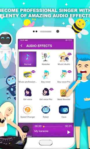 Voice changer - Music recorder with effects 1