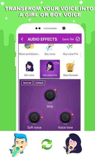 Voice changer - Music recorder with effects 2
