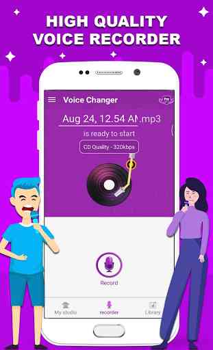 Voice changer - Music recorder with effects 3
