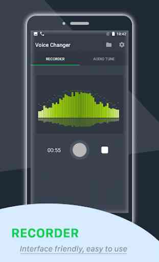 Voice changer: Recorder and Audio tune 1
