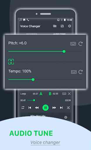 Voice changer: Recorder and Audio tune 2