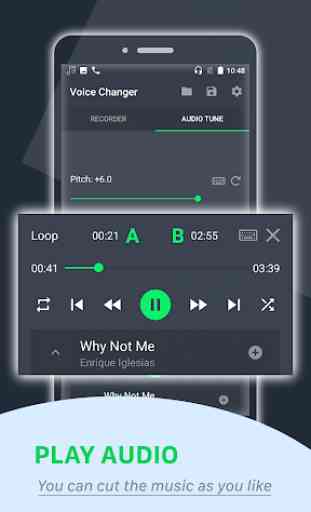 Voice changer: Recorder and Audio tune 3