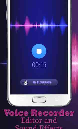 Voice Recorder Editor and Sound Effects 3