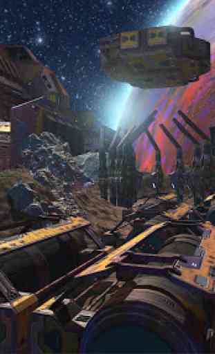 VR Roller Coaster: GALAXY 360 in Deep Space 4