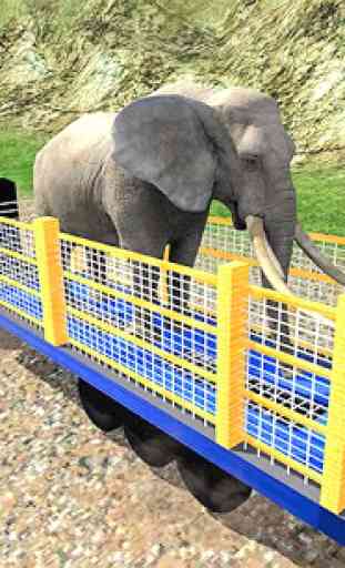 Wild Animal Zoo Transporter 3D Truck Driving Game 3