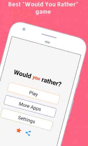 Would you rather? 1