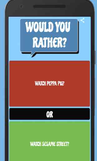 Would You Rather For? Kids 2