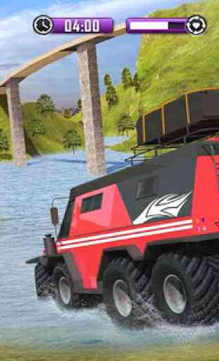8x8 Offroad Mud Truck Spin Tires: Trucker Games 18 4
