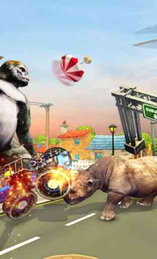 Angry Gorilla City Rampage 4