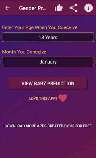 Baby Gender Prediction - Fun App 2