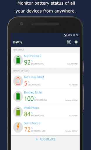 Battly - Cross Device Battery Monitor 1
