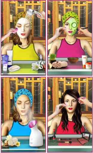 Beauty Spa Salon 3D, Make Up & Hair Cutting Games 4