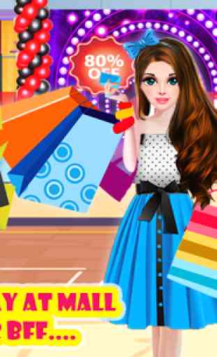 Black Friday Shopping Mall Girl Dress up & Makeup 2
