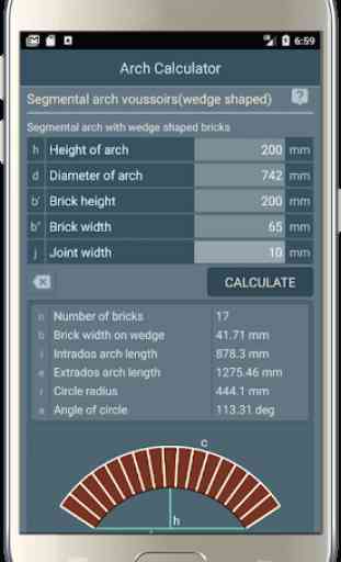 Brick Arch Calculator (Voussoirs) 4