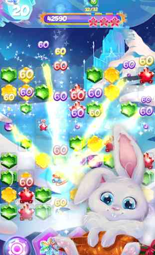 Bunny's Frozen Jewels: Match 3 1