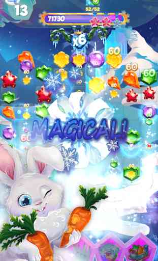 Bunny's Frozen Jewels: Match 3 4