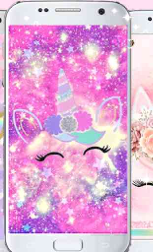 cute unicorn Wallpapers - kawaii backgrounds 1