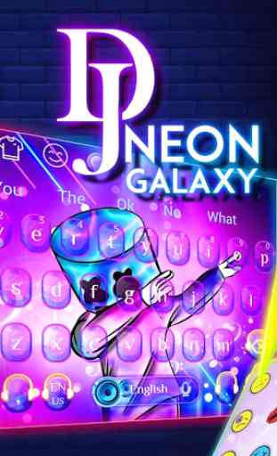 DJ Purple Galaxy Keyboard 2