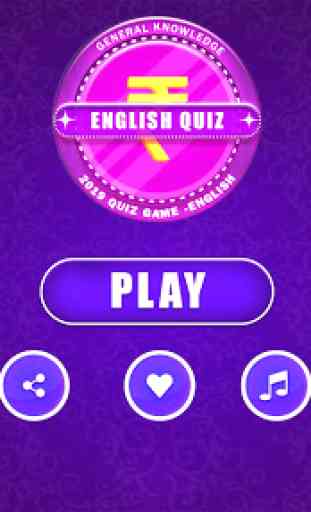 English Quiz Game 2019 2