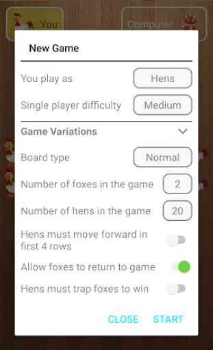 Fox and Hens - Board Game 2
