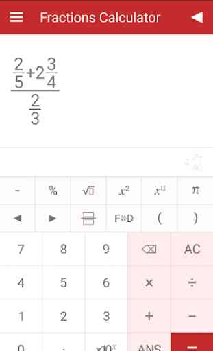 Fractions Calculator 2