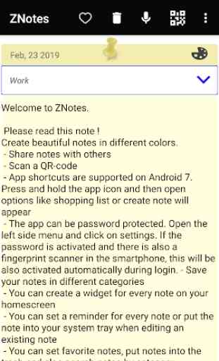Free Notepad App ZNotes 4