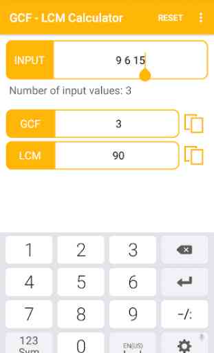 GCF - LCM Calculator 2