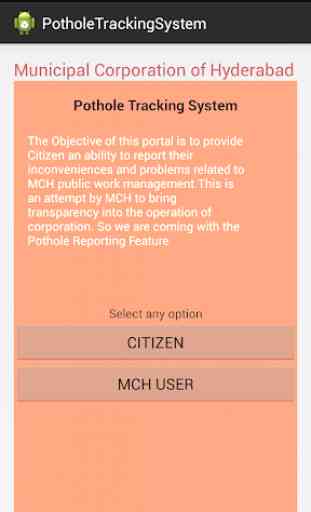 GHMC Pothole Tracking System 1