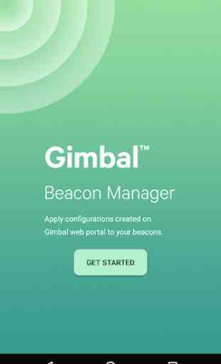 Gimbal Beacon Manager 1