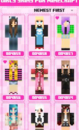 Girls Skins for Minecraft PE  2