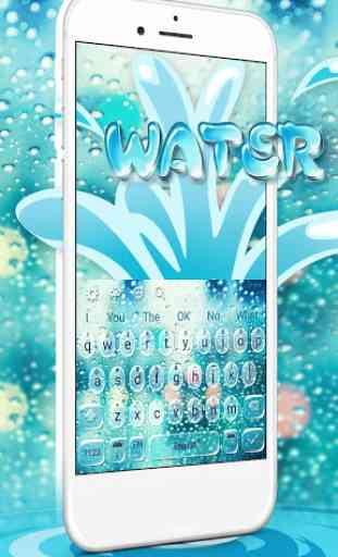 Glass Water Drop Keyboard 3
