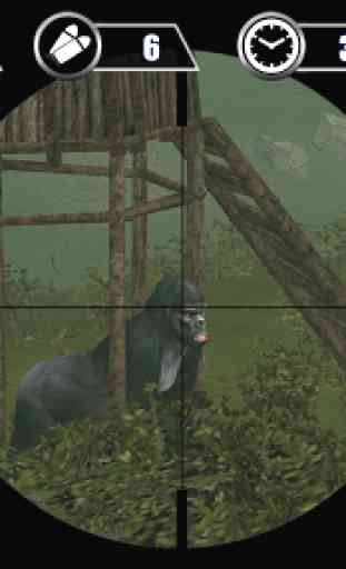 Gorilla Hunter Game : Sniper Shooting 2