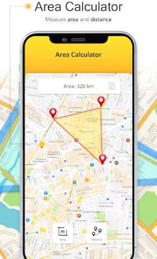 GPS Location Map Finder & Area Calculator App 2