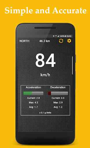 GPS Speedometer, Accelerometer, G-Force meter 1