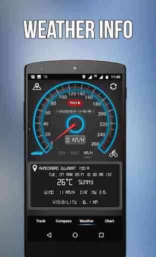 GPS Speedometer, HUD ADS Free 4