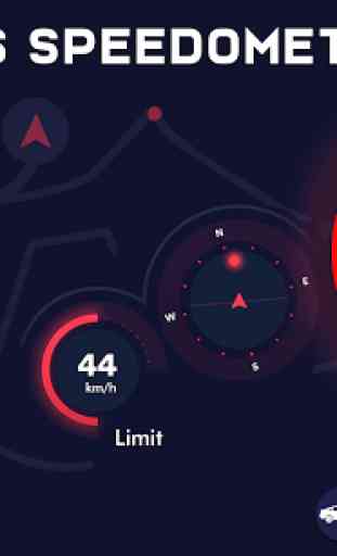 GPS Speedometer - Odometer, HUD 1