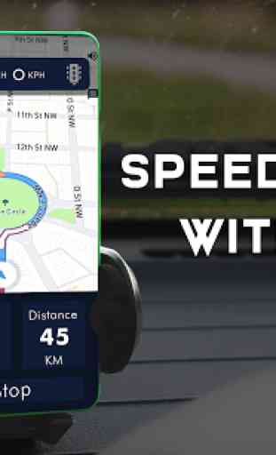 GPS Speedometer - Odometer, HUD 4