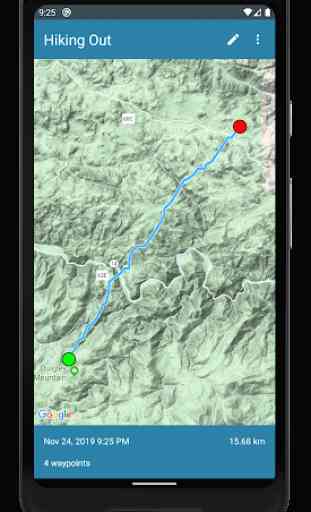 GPX Route Recorder Offline - Backpacking Hiking 1